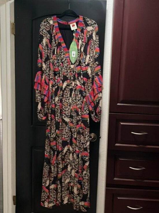 Farm Rio ‼️‼️Leopard Toucans Maxi Dress - Picture 10 of 16